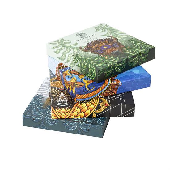 Printed Square Commemorative Coin Box Set Printed Square Commemorative Coin Box Set