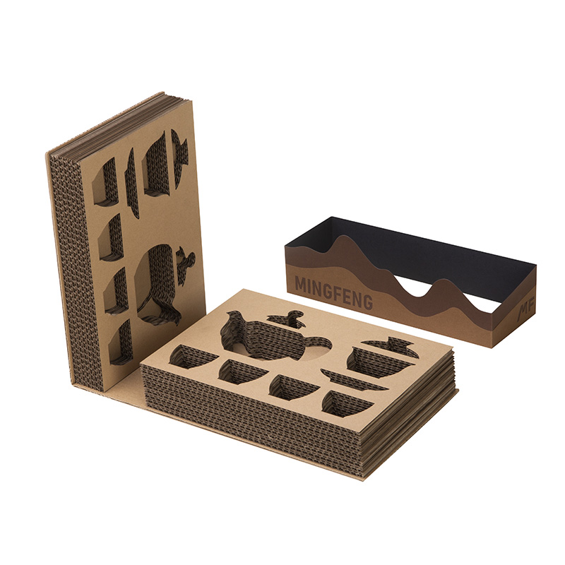 eco-friendly corrugated paper tea packaging box
