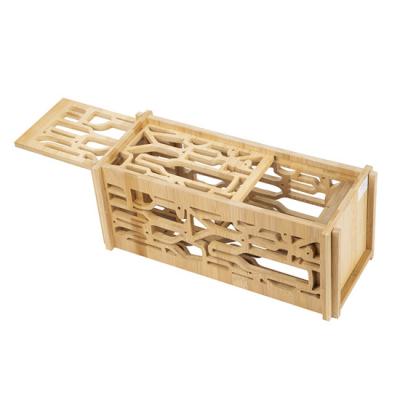 Vintage Bamboo Wine Rack